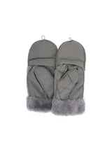 Shearling Fold Over Mittens
