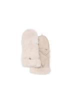 Shearling Fold Over Mittens