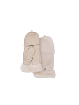 Shearling Fold Over Mittens