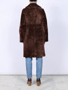 The Constance Shearling Wrap Coat