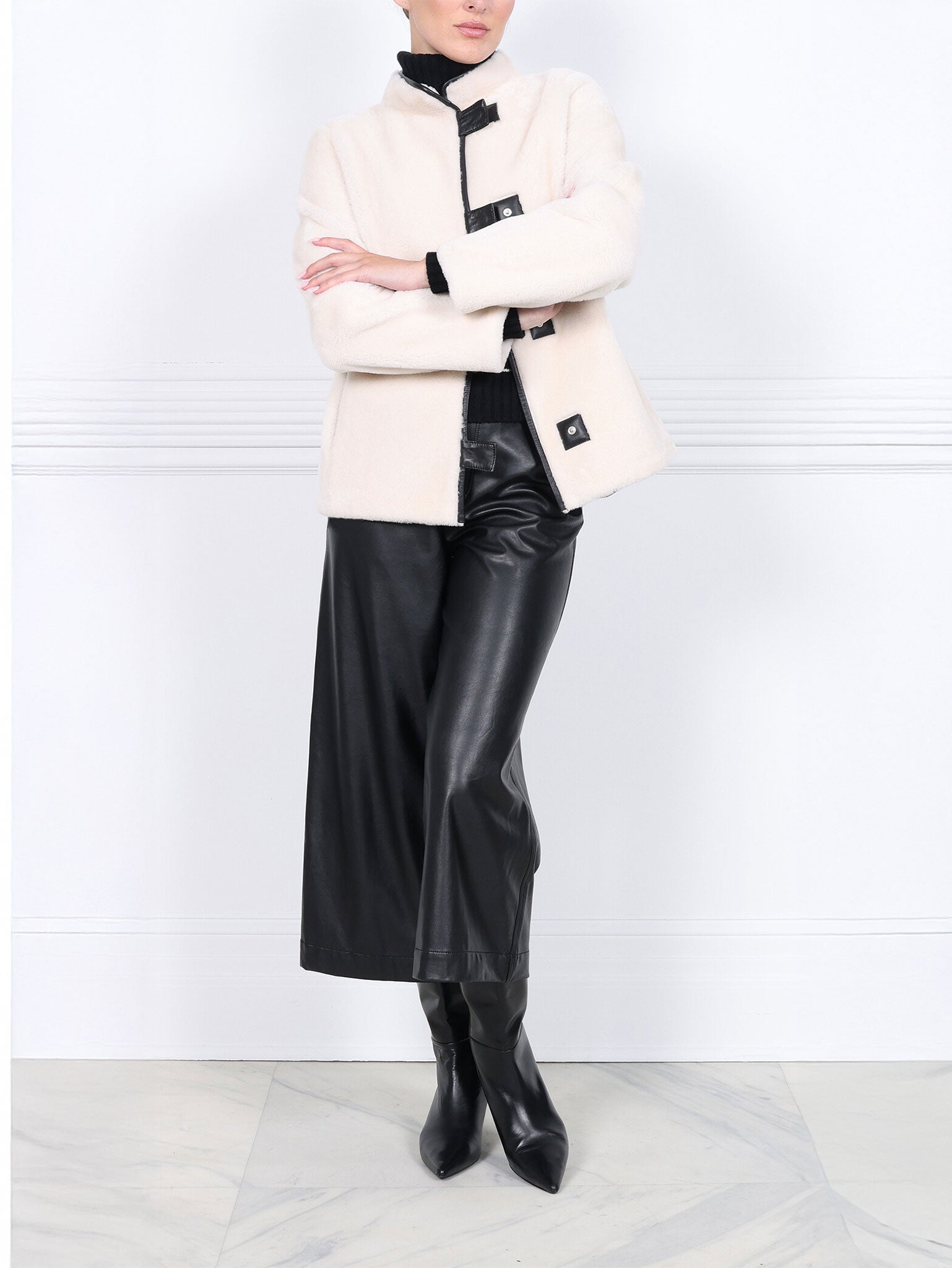 The Ivorie Shearling Jacket