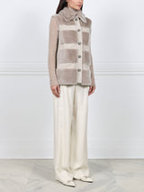 The  Lodge Shearling & Suede Vest