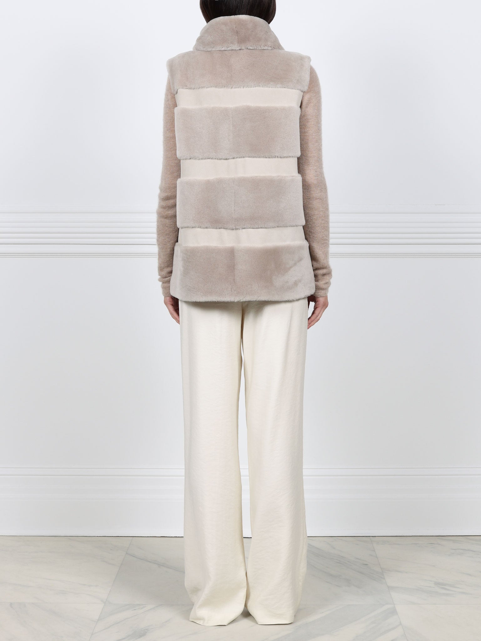The  Lodge Shearling & Suede Vest