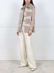 The  Lodge Shearling & Suede Vest