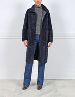 The Charli Shearling Wrap Coat