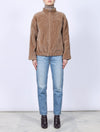 Sheared Cosmos Shearling Bomber Jacket