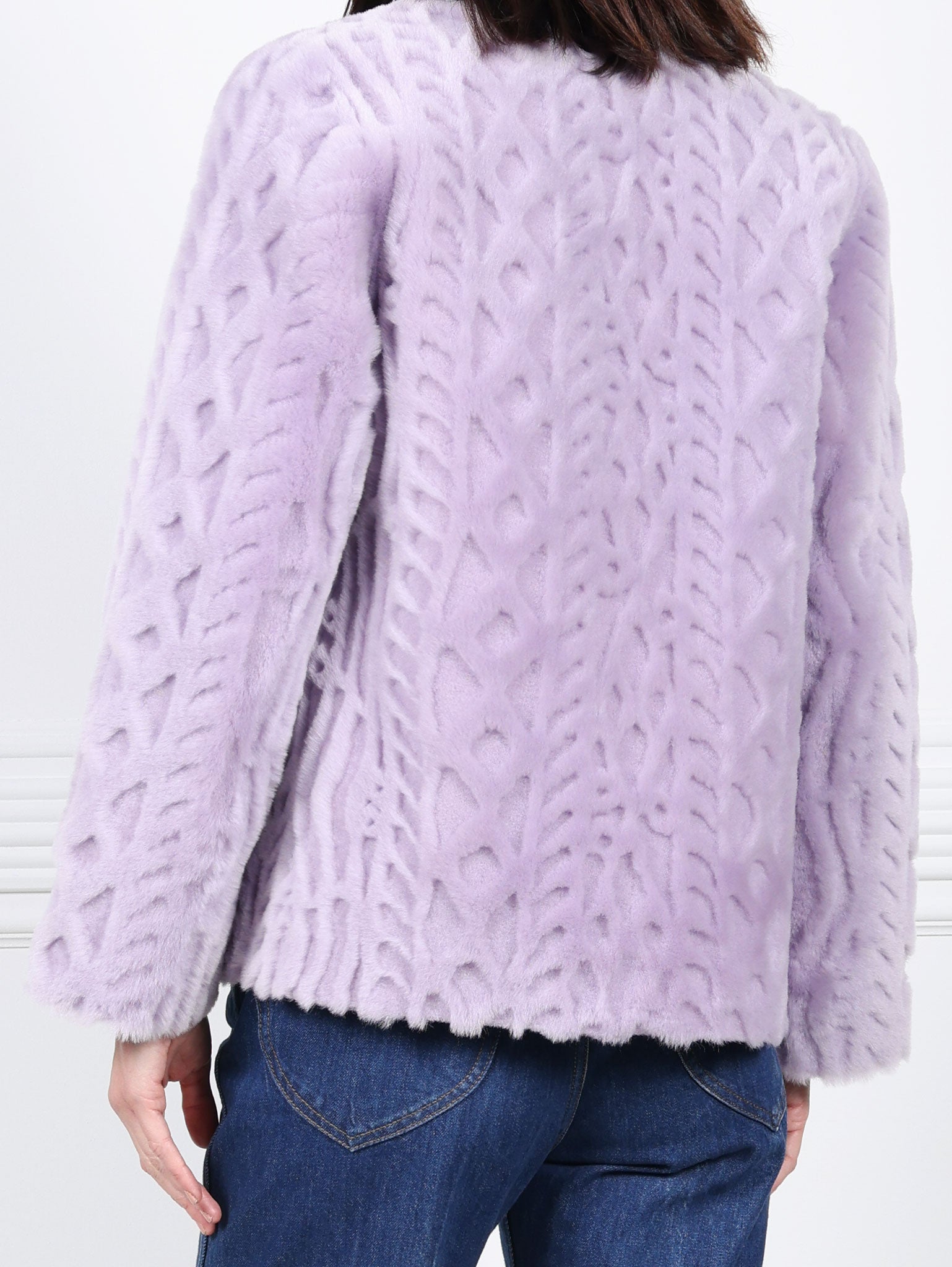 The Allie Shearling Grooved Jacket