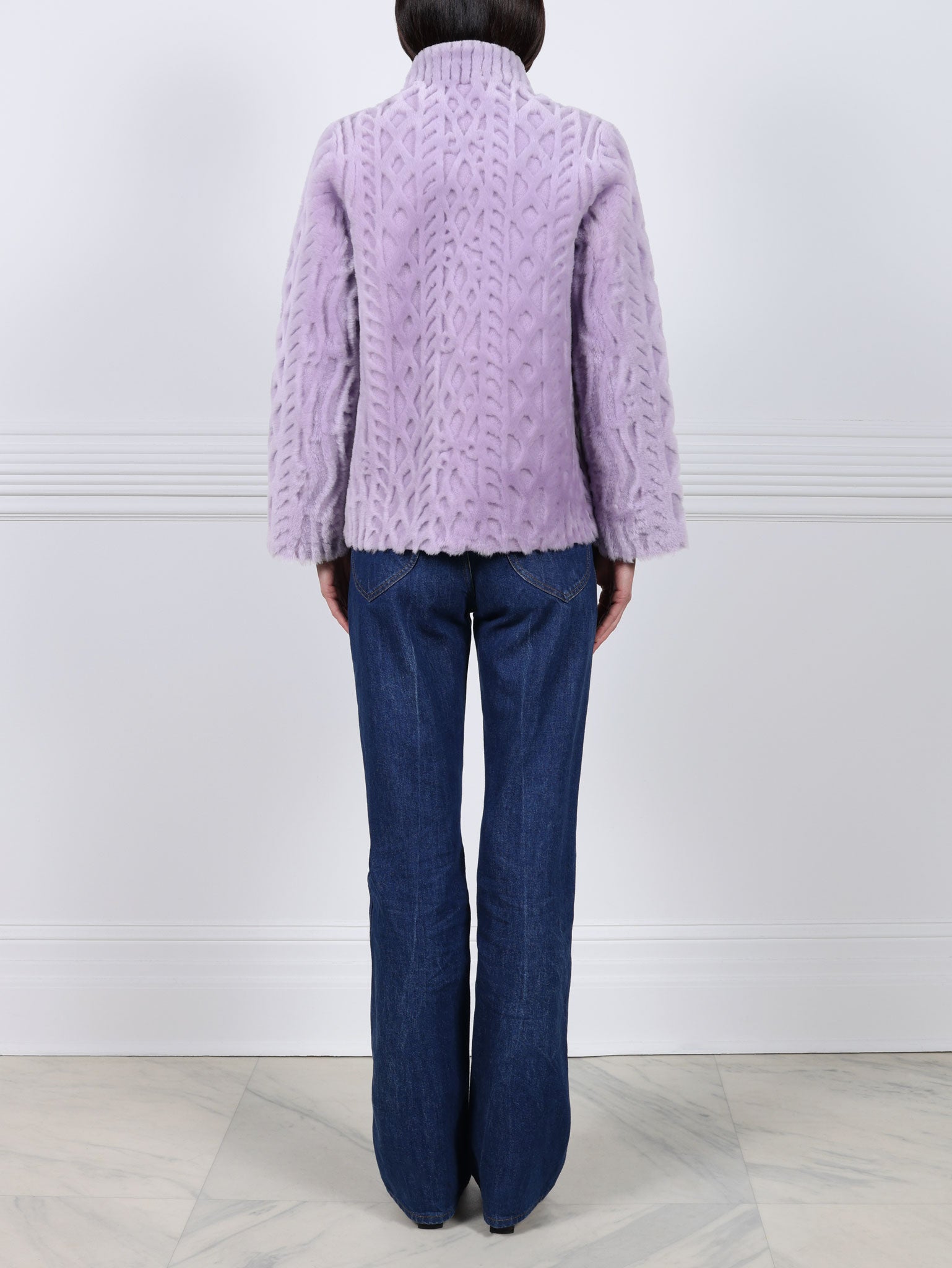 The Allie Shearling Grooved Jacket