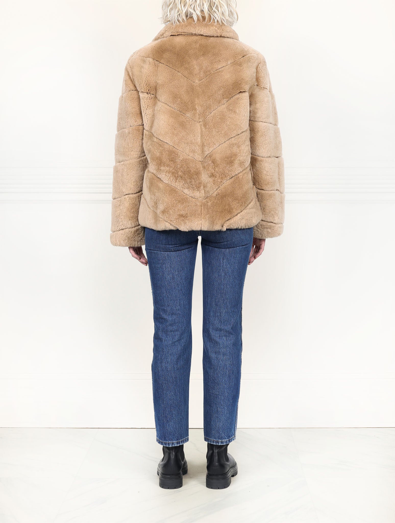 The Trinity Rex Rabbit Fur Jacket