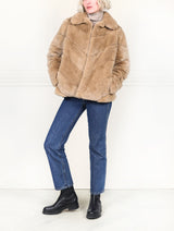 The Trinity Rex Rabbit Fur Jacket