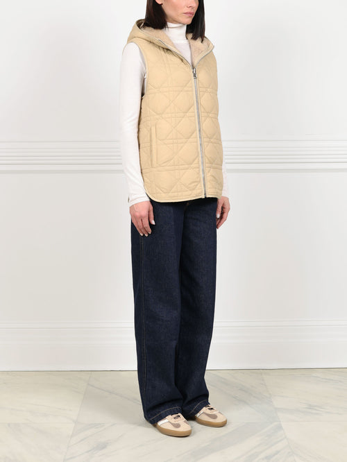 The Black Locust Shearling Vest