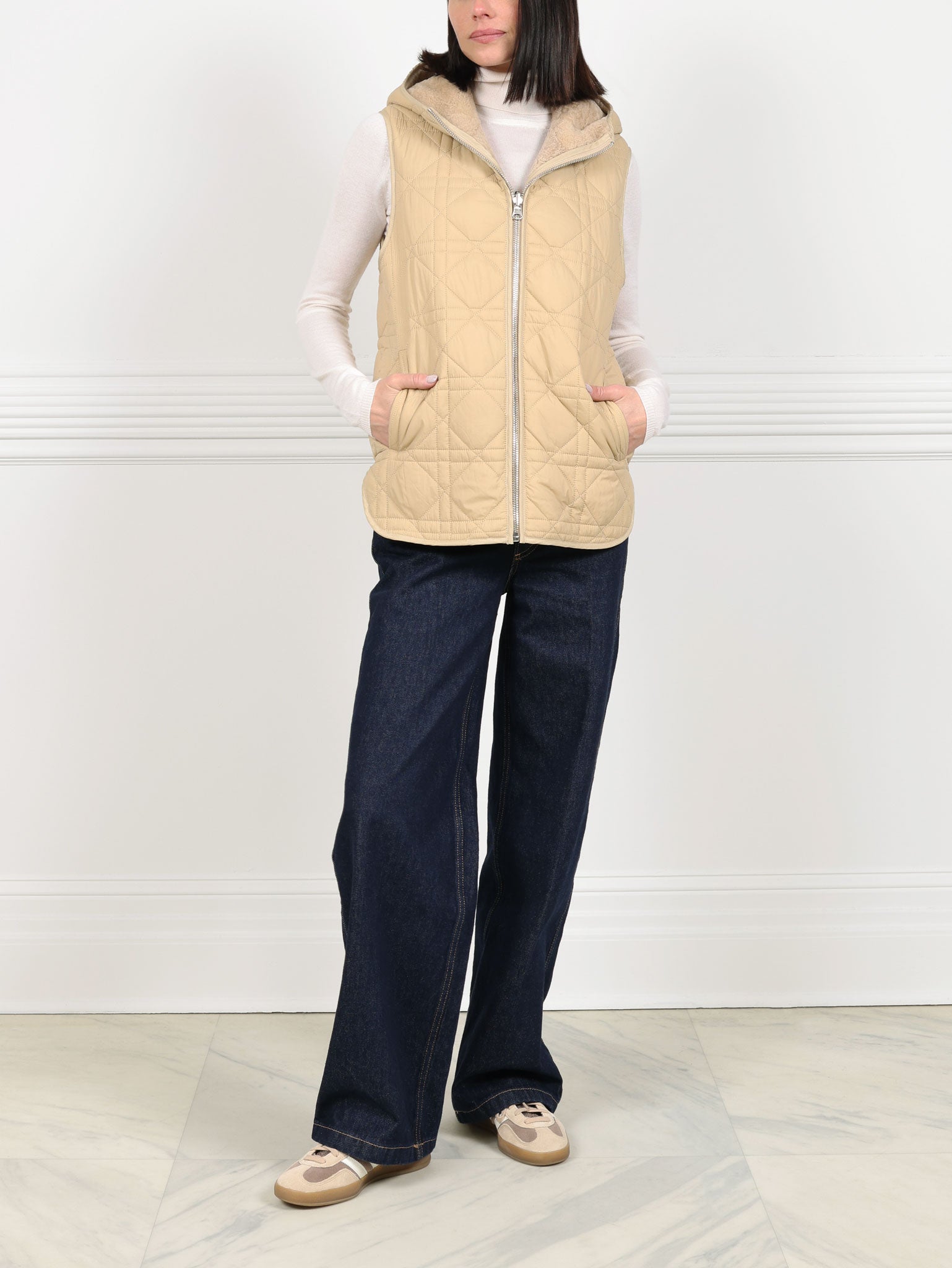 The Black Locust Shearling Vest