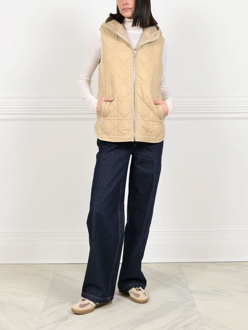 The Black Locust Shearling Vest