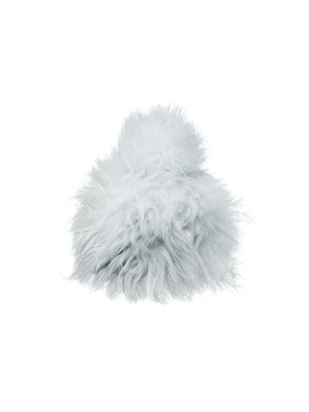 Knitted Cashmere Shearling Hat with Pom (NEW)