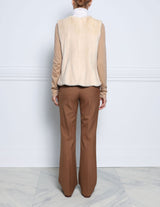 The Callie Mink Fur Vest