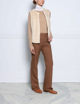 The Callie Mink Fur Vest