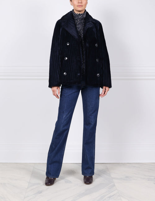 The Blue Gum Shearling Jacket