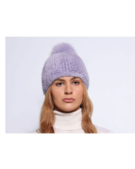 Tess Mink Fur Hood Hat