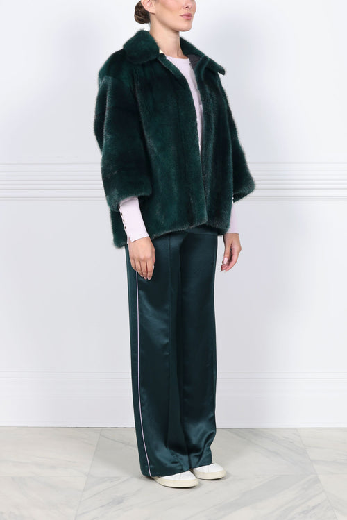 The Jade Mink Fur Jacket