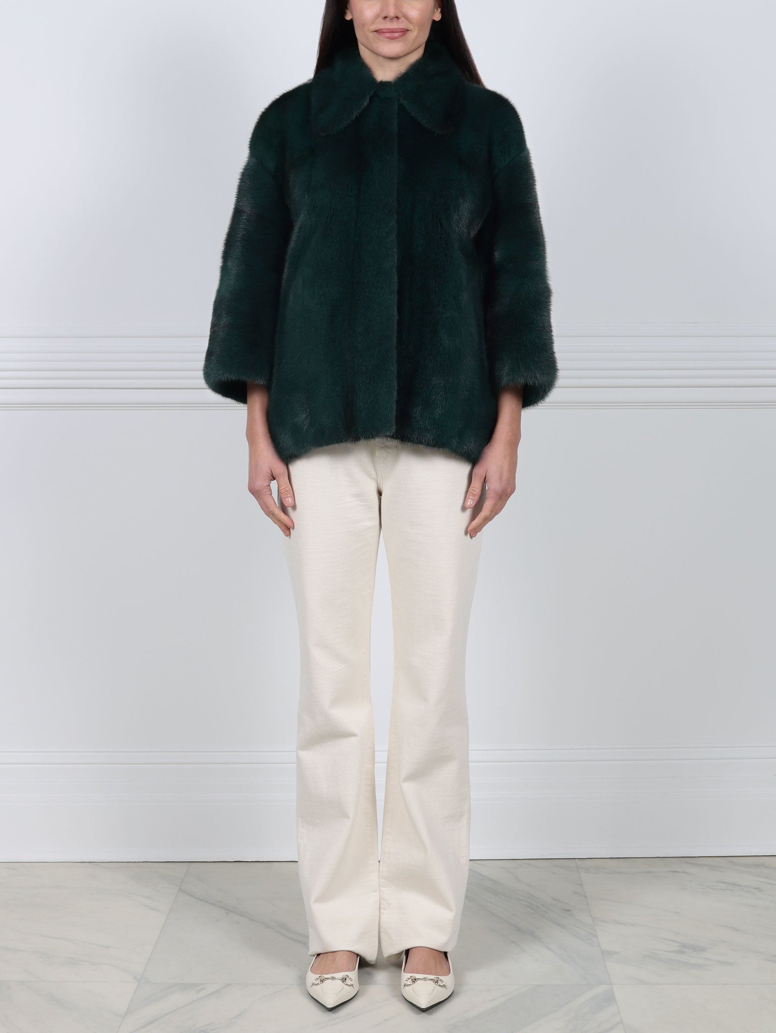 The Jade Mink Fur Jacket