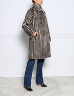 The Parker Tweed Intarsia Mink Fur Coat
