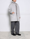 The Logan Mink Fur Lined Cashmere Coat
