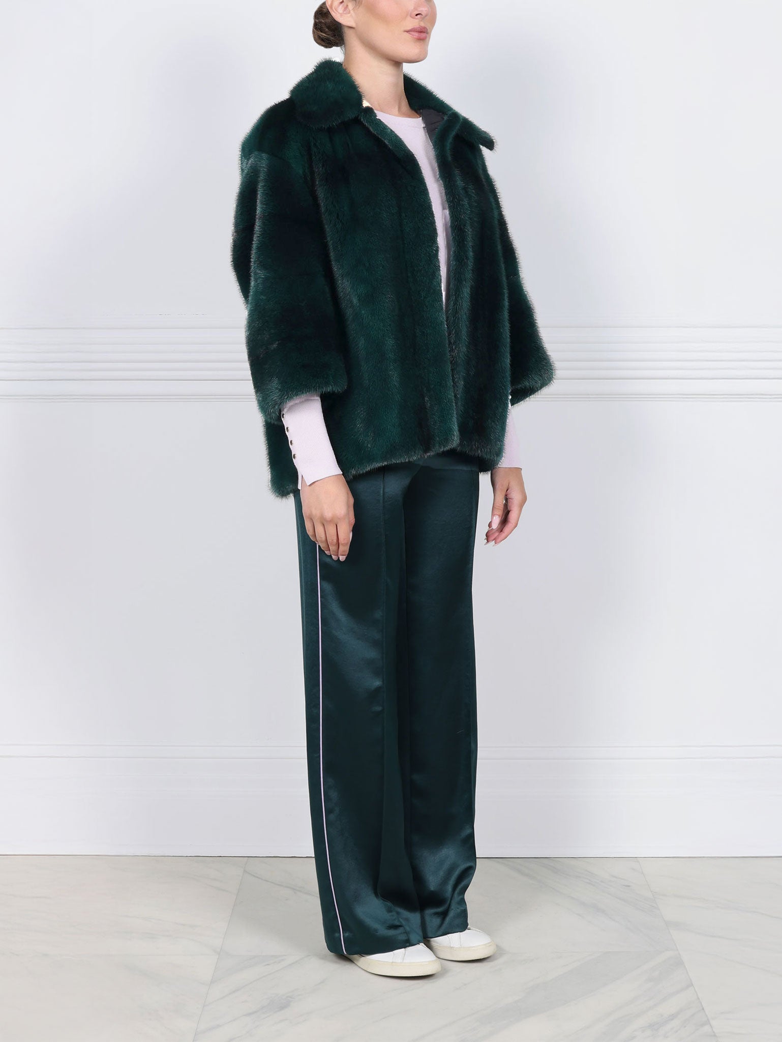 The Jade Mink Fur Jacket