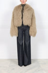 Oversized Curly Shearling Jacket