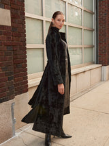 The Claudia Black Ermine Fur Coat