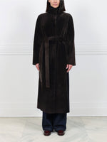 The Antonia Shearling Wrap Coat