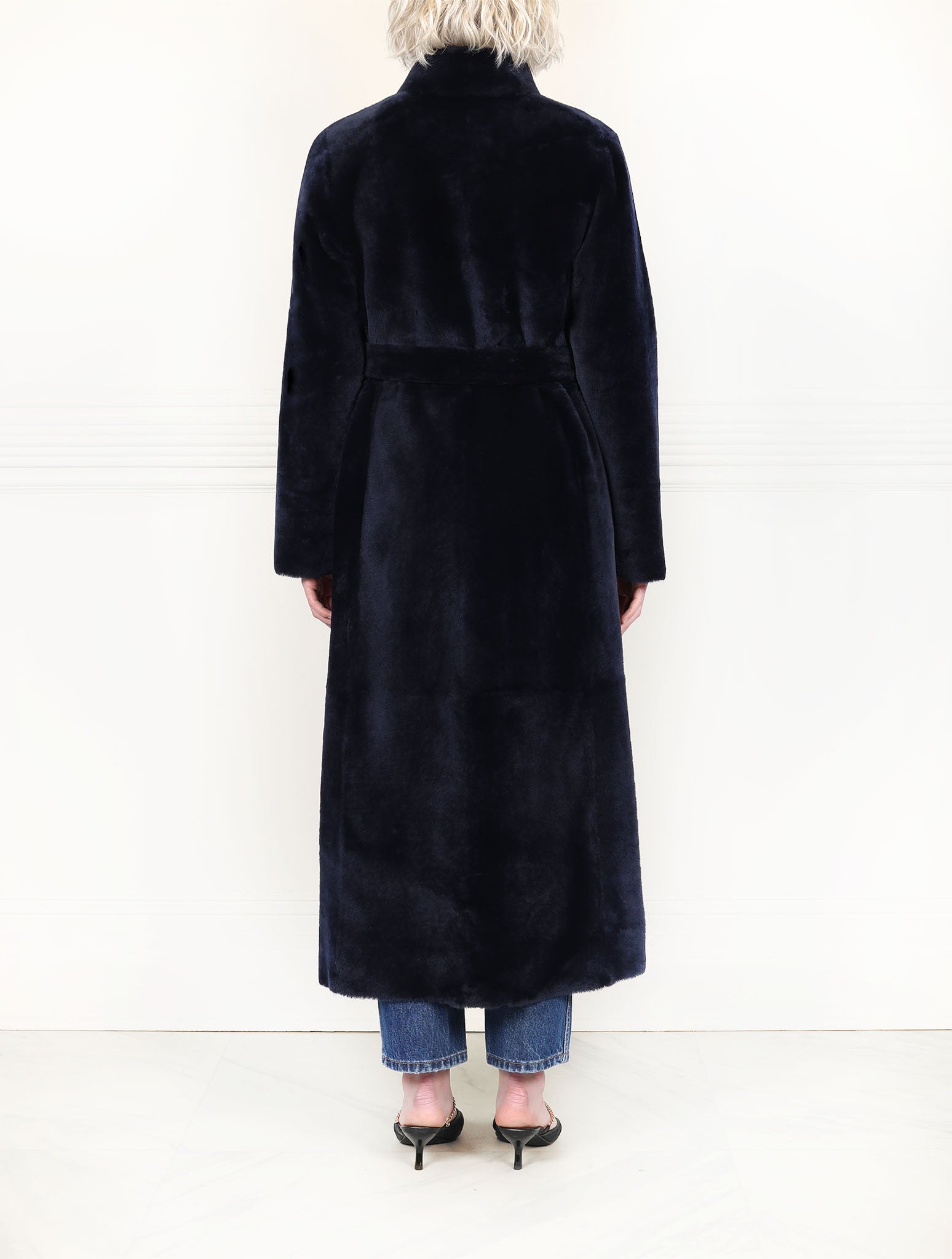 The Antonia Shearling Wrap Coat