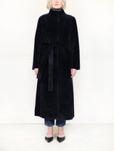 The Antonia Shearling Wrap Coat