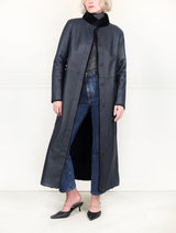 The Antonia Shearling Wrap Coat