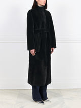 The Antonia Shearling Wrap Coat