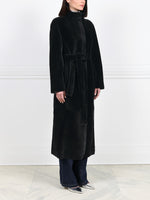 Shearling Wrap Coat