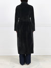 Shearling Wrap Coat