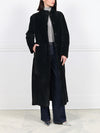 Shearling Wrap Coat