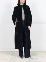 Shearling Wrap Coat