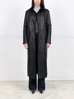 Shearling Wrap Coat