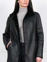The Antonia Shearling Wrap Coat