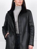 Shearling Wrap Coat