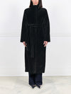Shearling Wrap Coat