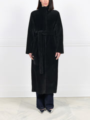 The Antonia Shearling Wrap Coat