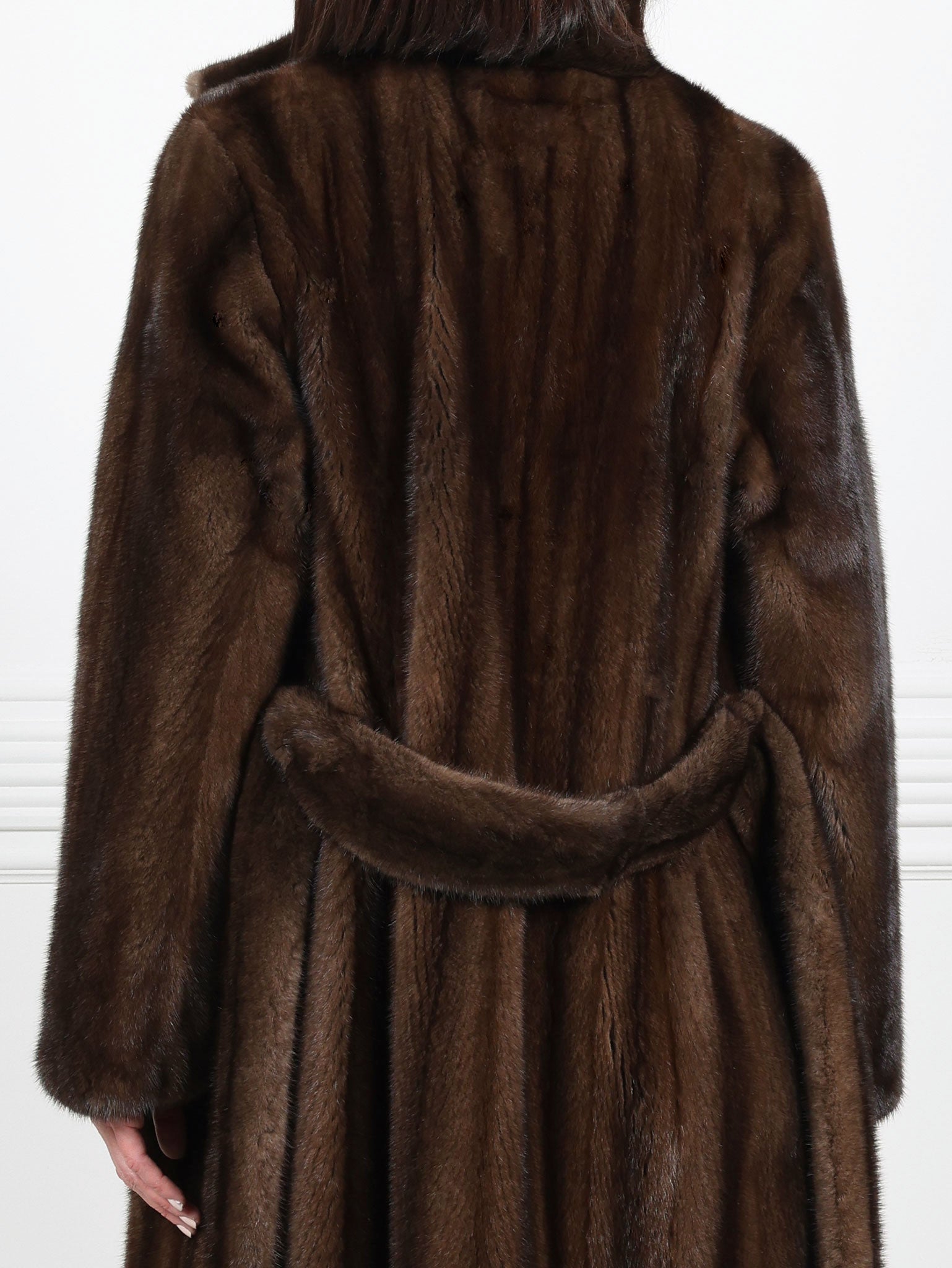 Mink Fur Wrap Coat