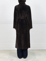The Antonia Shearling Wrap Coat