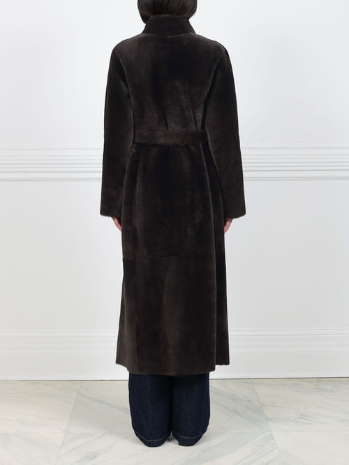 The Antonia Shearling Wrap Coat