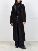 The Antonia Shearling Wrap Coat