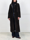 The Antonia Shearling Wrap Coat