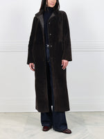 The Antonia Shearling Wrap Coat