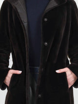 The Antonia Shearling Wrap Coat